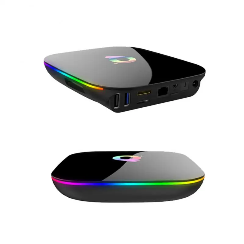 

Q Plus Smart TV Box Android 9.0 TV Box 4GB RAM 32GB ROM Quad Core H.265 USB3.0 2.4G WiFi Set Top Box 6K TVBOX Media Player