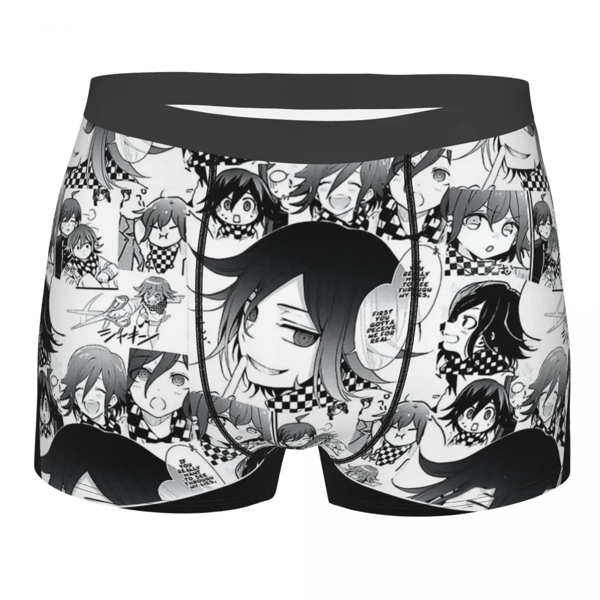 

Мужские трусы-боксеры Kokichi, трусы Danganronpa Game, дышащие, высокое качество, идея подарка