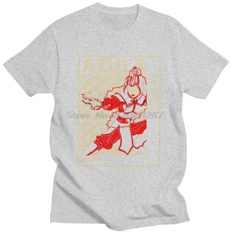 Винтажная Футболка Аватара The Last Airbender Zuko мужские хлопковые футболки с аниме