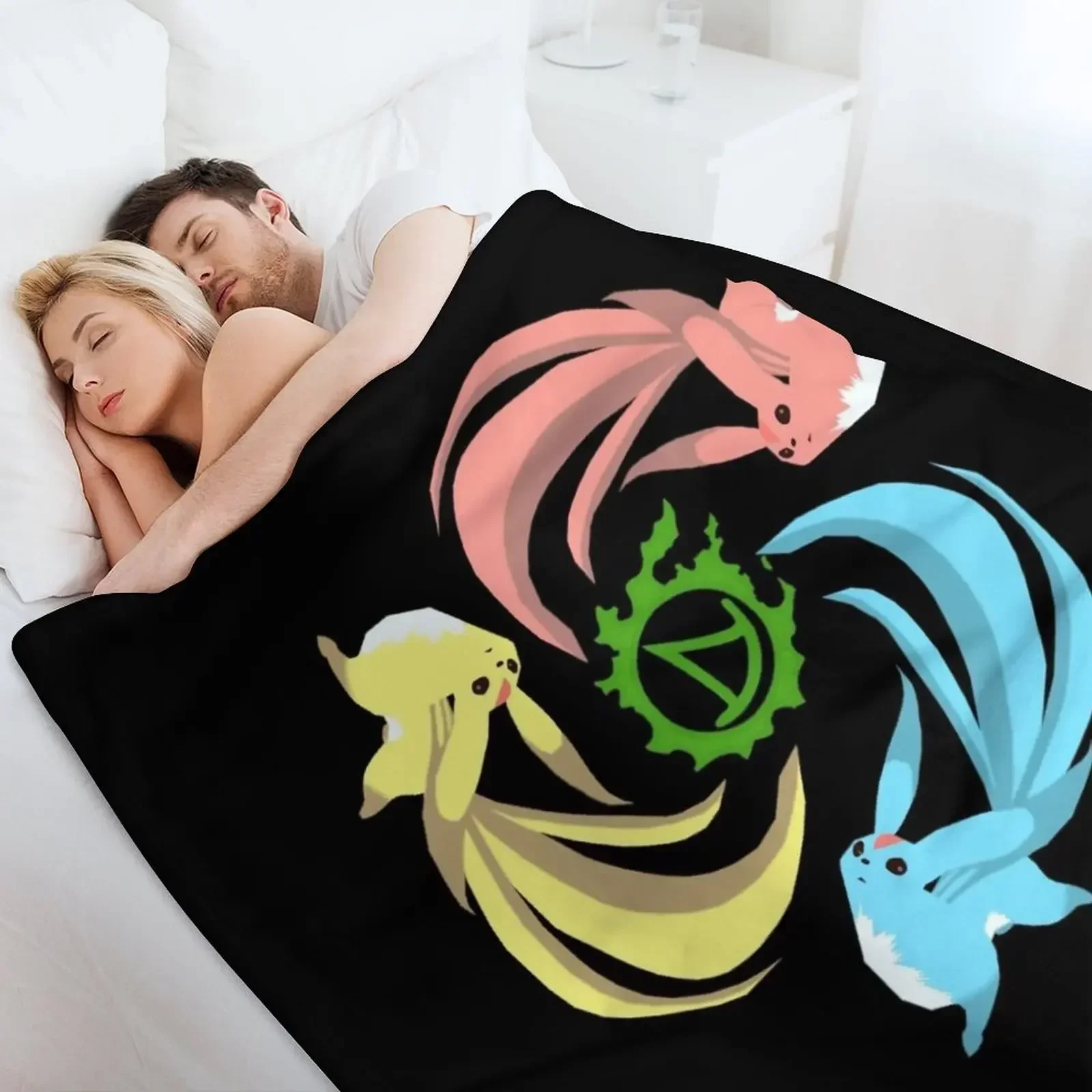 FFXIV Summoner - Одеяло Carbuncles Декоративное одеяло для дивана Пляжные одеяла