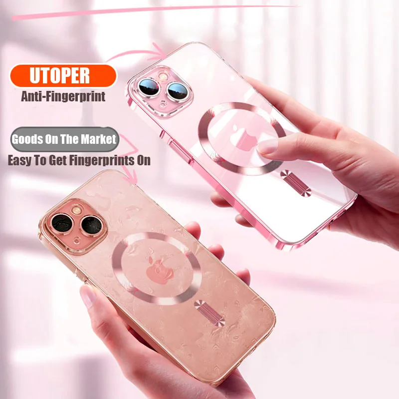 Магнитный чехол Magsafe для IPhone 7 8 11 12 13 14 15 Pro Max Plus Mini XS XR