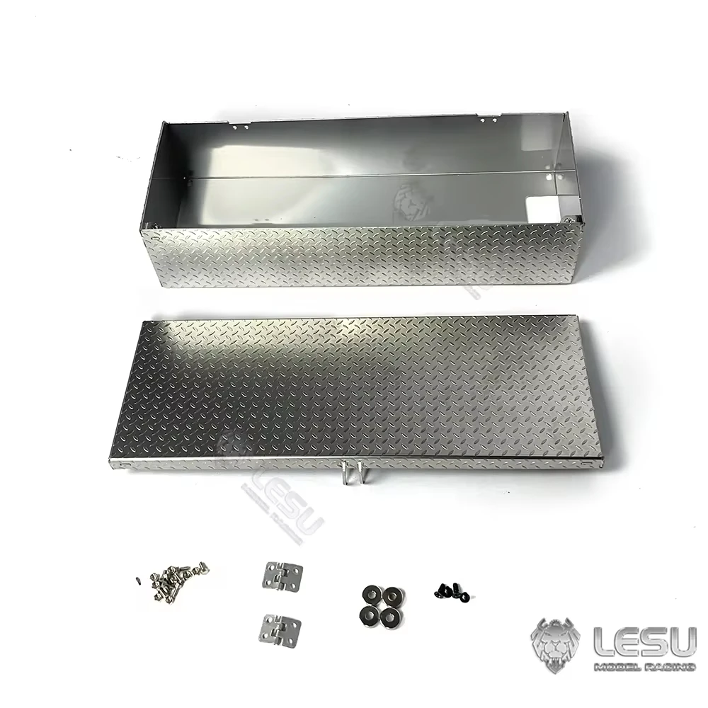 RC 1/14 Ящик для инструментов LESU Металлический батарейный ящик Набор 1/10