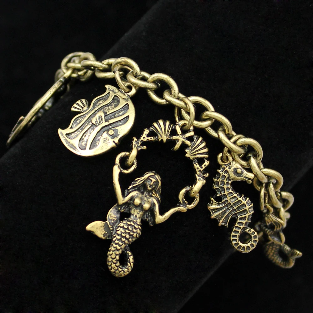 Женские браслеты с мифологическими сказочными бусинами шармы цепочка из звеньев