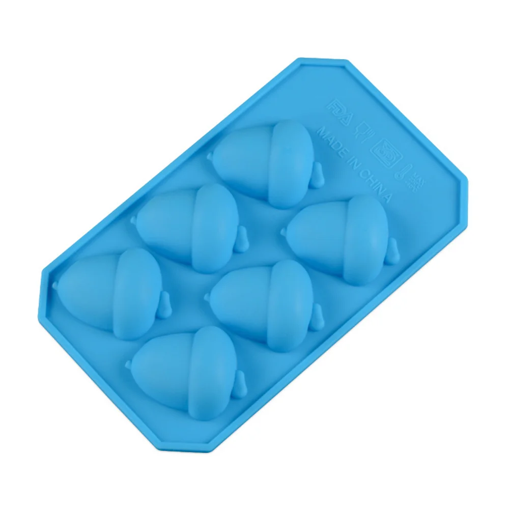 

6 Cell Acorn Pine Nuts Cake for Chocolate Jelly Candy Party Tools (Random
