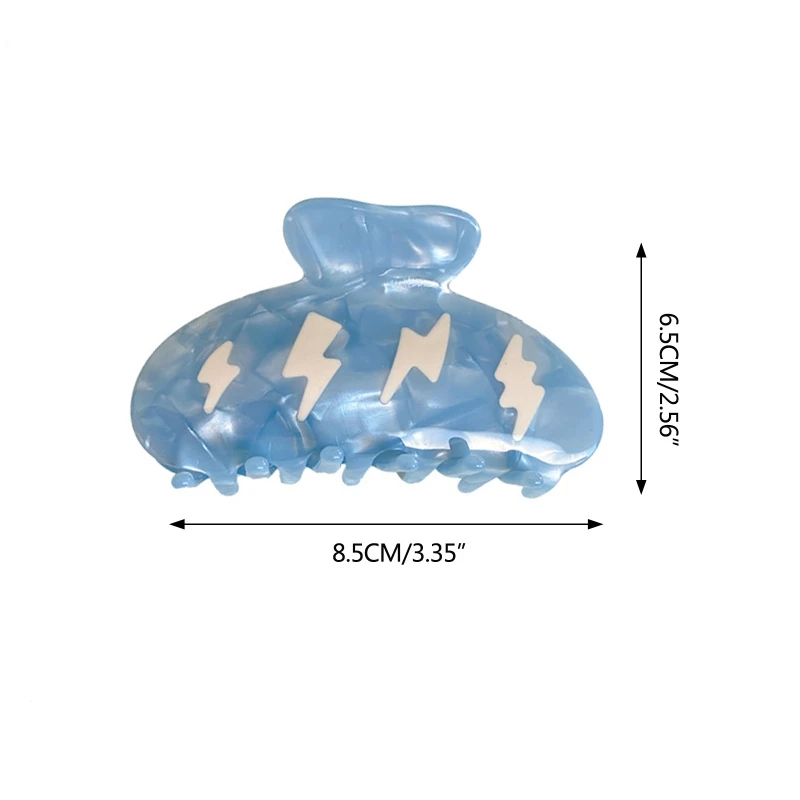

Hollow Clouds/Lightnings Hair Claw Clip Cute Acetate Hair Claws Hairpin Headwear Hair Styling Accessories for Women Girl