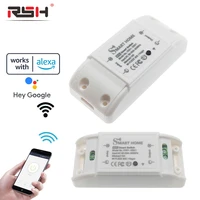 rsh wifi smart switch diy universal breaker mini module wireless light controller app remote control with alexa google home