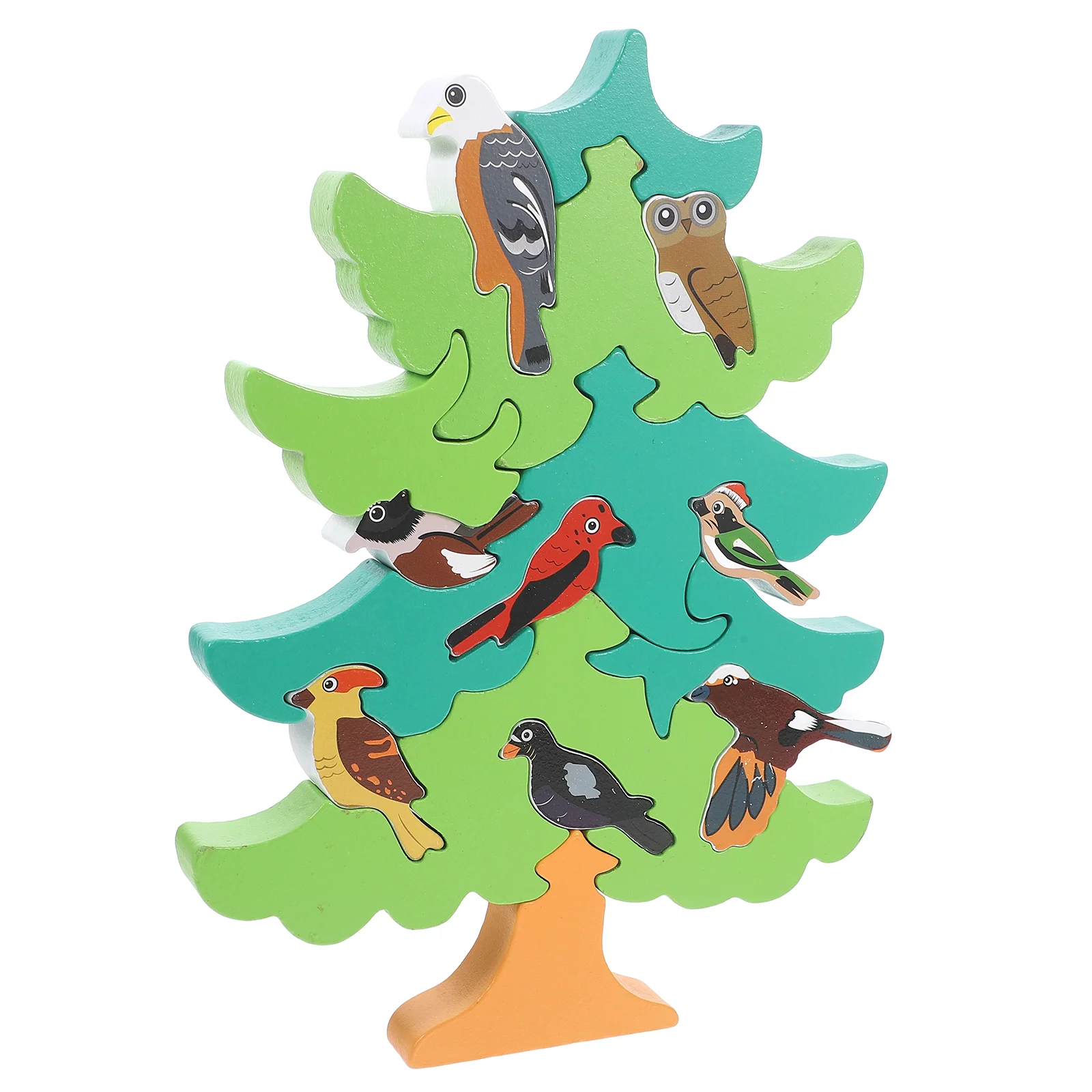 3d стерео головоломки игрушки в виде птиц для детей блоки подарки штабелирование