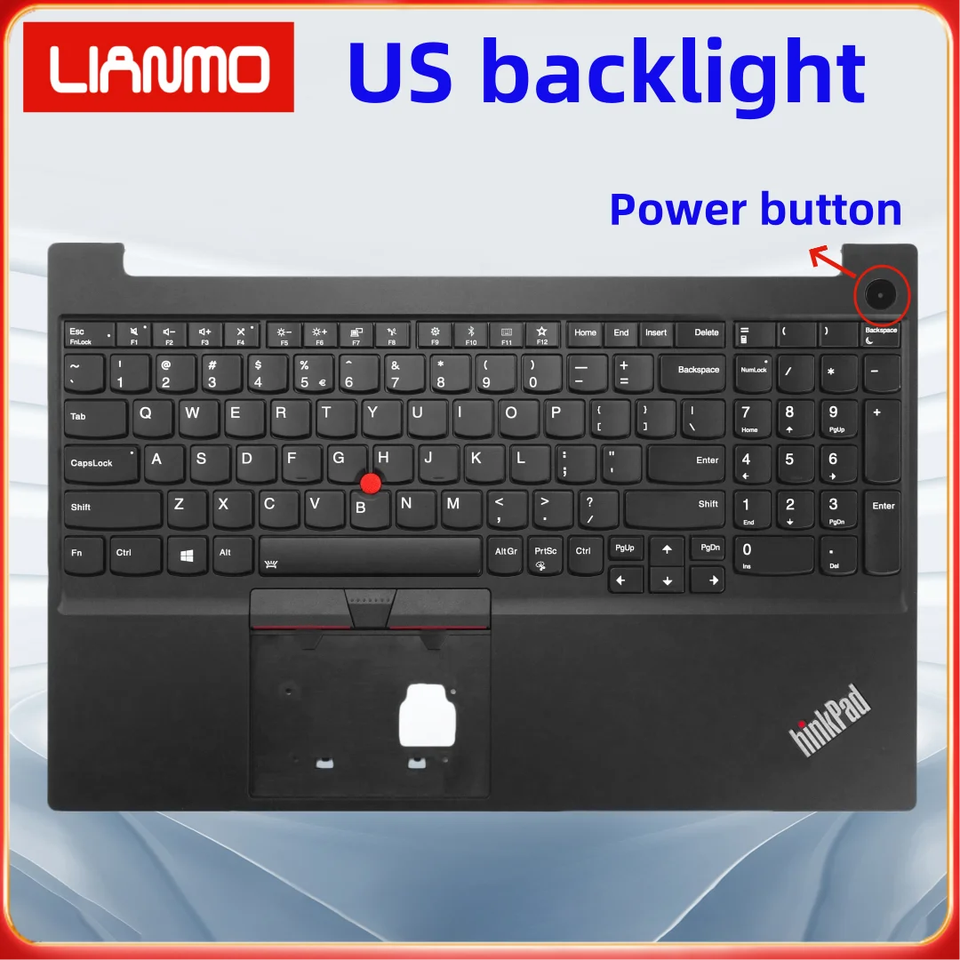 Клавиатура ноутбука США подходящая для клавиатуры Lenovo Thinkpad E15 Gen1 C-shell с