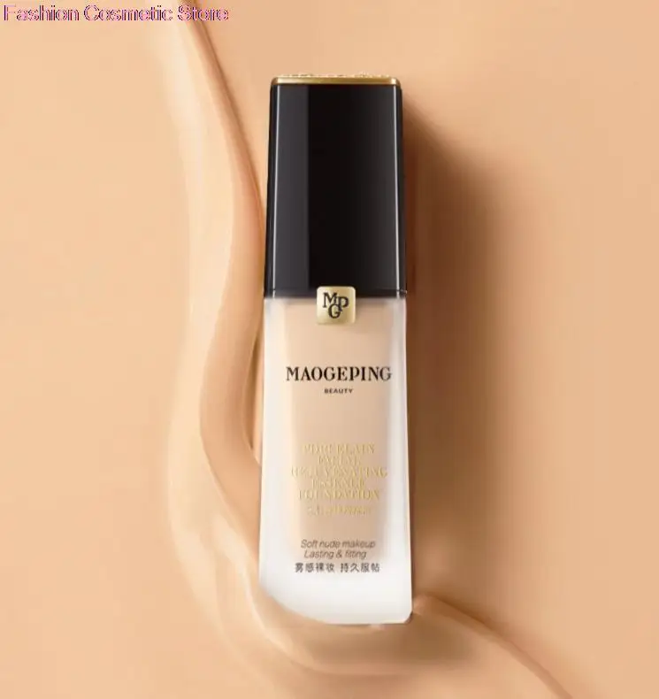 

Maogeping Porcelain Essence Pure Liquid Foundation Marble Liquid Foundation Concealer Is Durable And Hard To Take Off Makeup