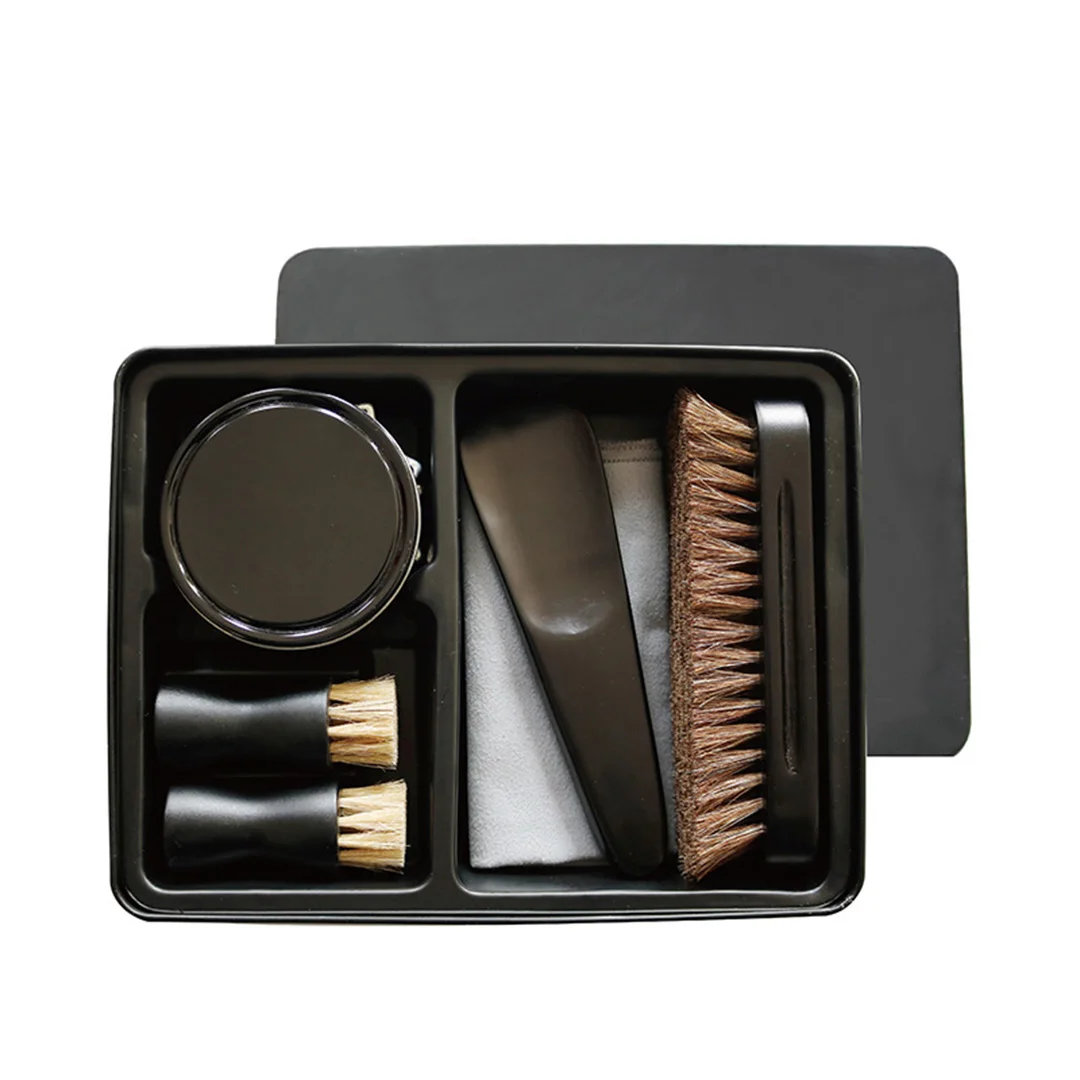 

Искусственная кожа, кожа, с нейтральными черными полировочными щетками для обуви для дома, мужская и женская бесцветная обувь, масло для обс...