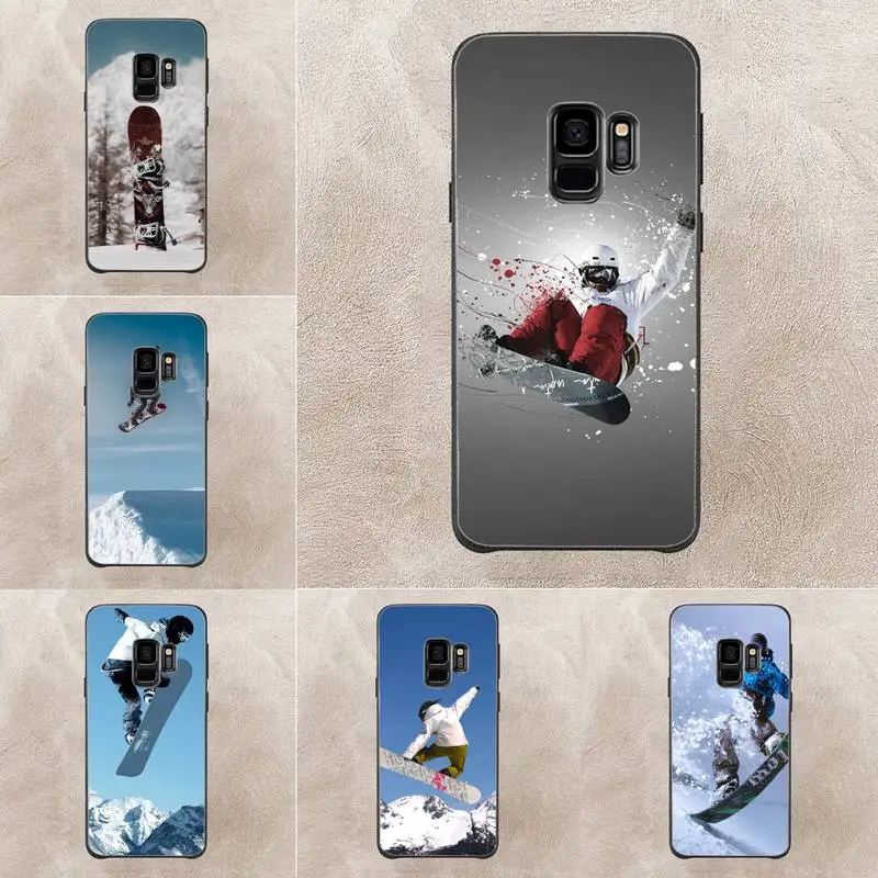 

Sports Snowboarding Phone Case For Samsung Galaxy A51 A50 A71 A21s A31 A41 A70 A30 A22 A02s A13 A53 5G Cover