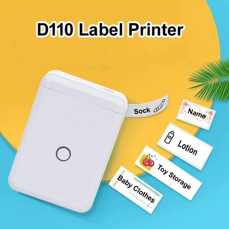 

NIIMBOT D110 Label Maker Machine Wireless Bluetooth Mini Pocket Thermal Label Printer Prince Tag Labeling Machine For Phone