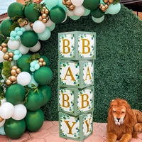 baby shower decoration boy girl one year frist 1st birthday jungle safari birthday party docor kids babyshower gender reveal