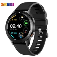 skmei body temperature measurement sports smartwatch 1 32 inch heart rate monitoring bluetooth call smart watch for ios android