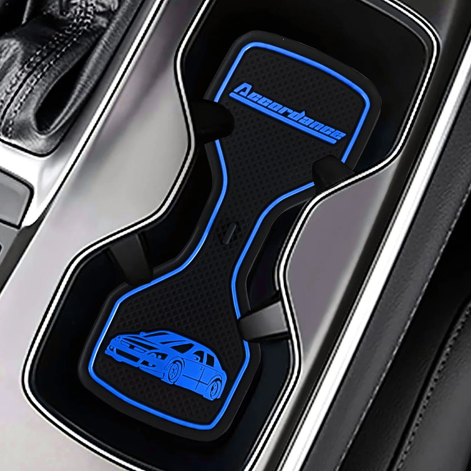 

Автомобильные чашки Coaster для Honda Accord 10 2018-2022 Противоскользящий резиновый коврик автомобильный держатель для чашки воды