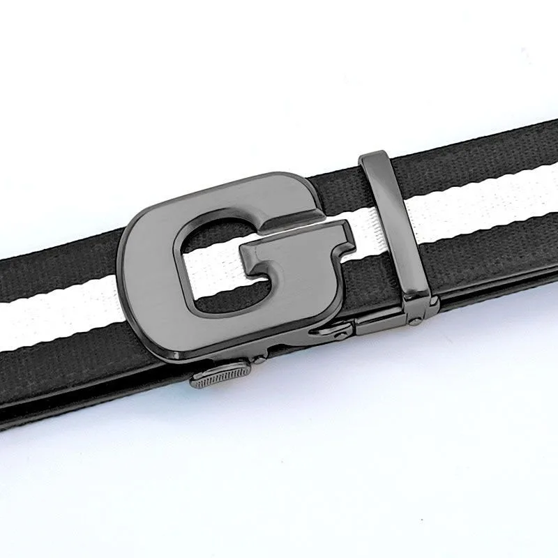 Ремень мужской с металлической пряжкой дизайнерский Повседневный широкий пояс