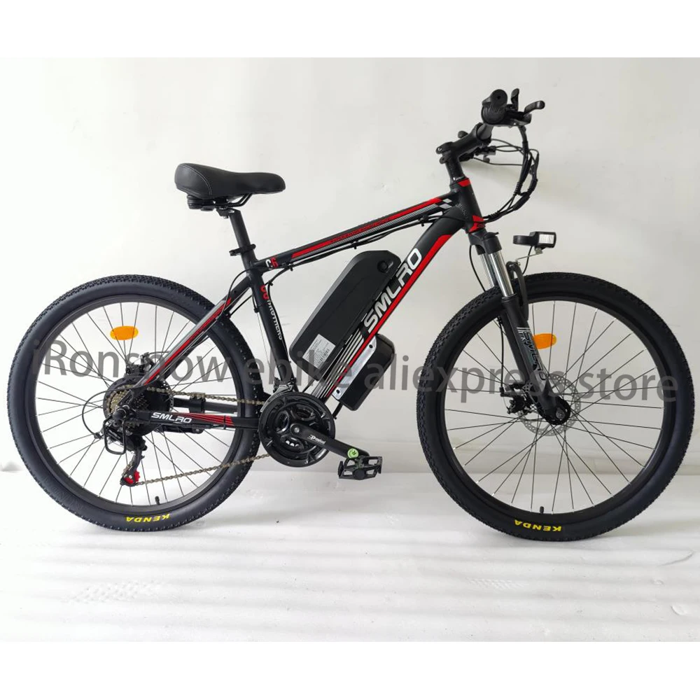 SMLRO 29 Inch C6 Electric Bicycle Mountain Bike MTB 48V 350W 500W 750W 1000W 10AH 13AH 17.5Ah SAMSUNG Battery 21 Speed Ebike