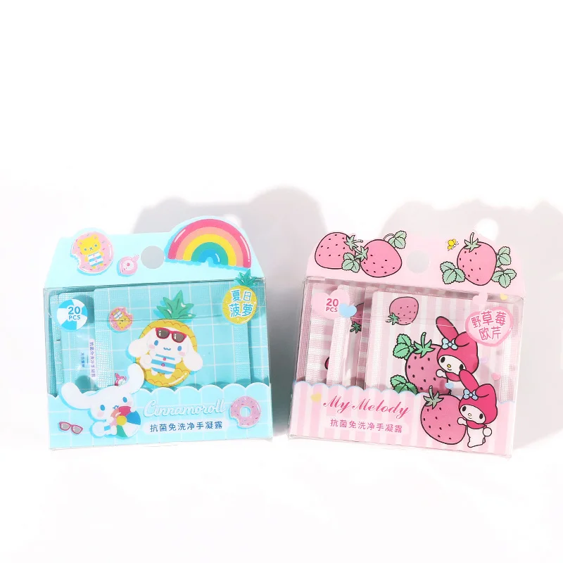 

Sanrio Handwash Fluid Cinnamoroll My Melody Cute Anime Antibacterial Portable Travel Sterilization Gel Kawaii Kid Skin Care Gift