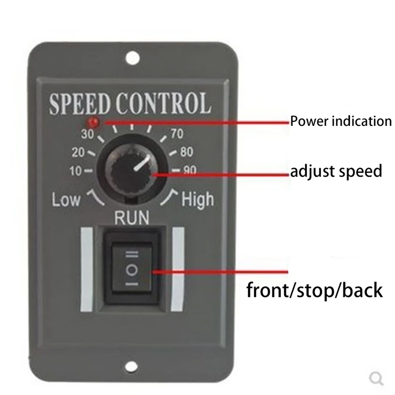 Регулятор скорости двигателя постоянного тока Точный стабильный DC 12-60 В
