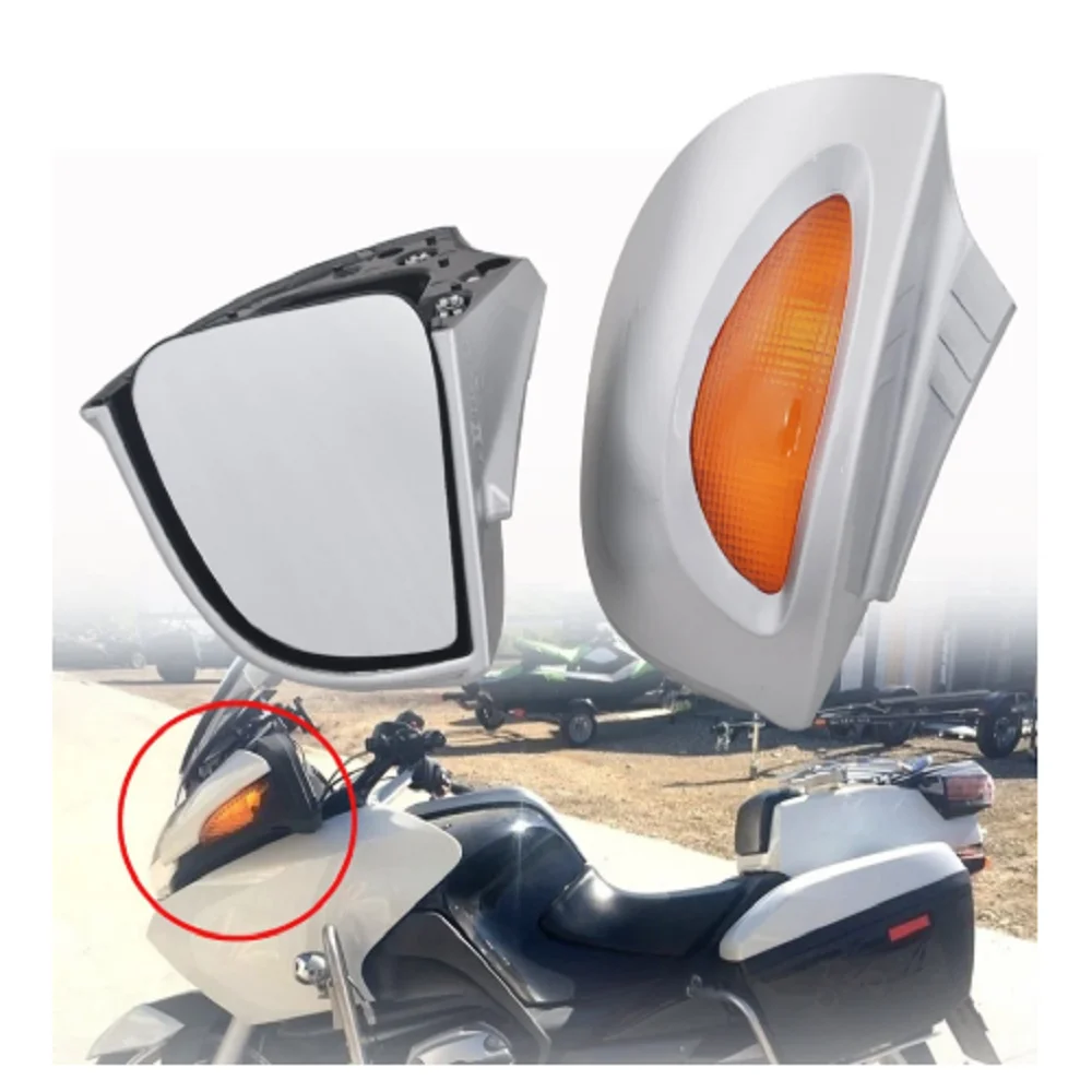 Боковое зеркало заднего вида с указателем поворота для мотоцикла