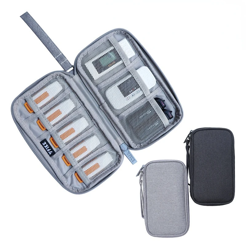 

Mini USB Flash Drive Earphone Cable Case Universial Protable Digital Storge Bag U Disk Travel Case Memory Card Organizer