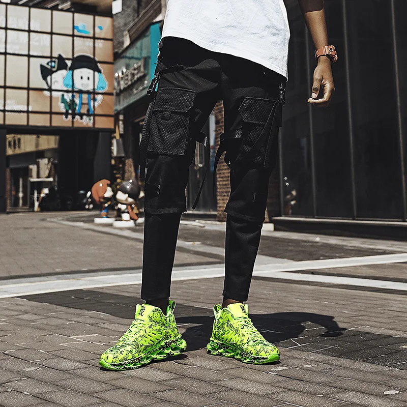 2023 Sports Men's Shoes Superstar Fashion Print High-top Men's Casual Shoes Men's Vulcanized Graffiti Board Running Shoes