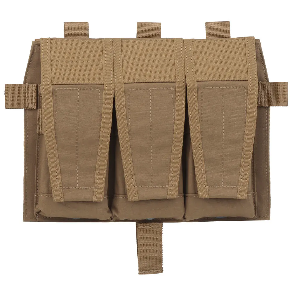 

Tactical Detachable Flap AVS MBAV SPC Front MOLLE Pouch 556 M4 Triple Magazine Bag Plate Carrier Vest Accessories Pocket Airsoft