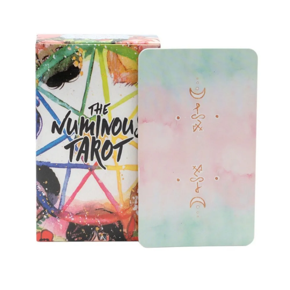 10.3*6cm 79pcs The Numinous Tarot Card Games Rendered In Beautiful and Luminous Watercolor Inks