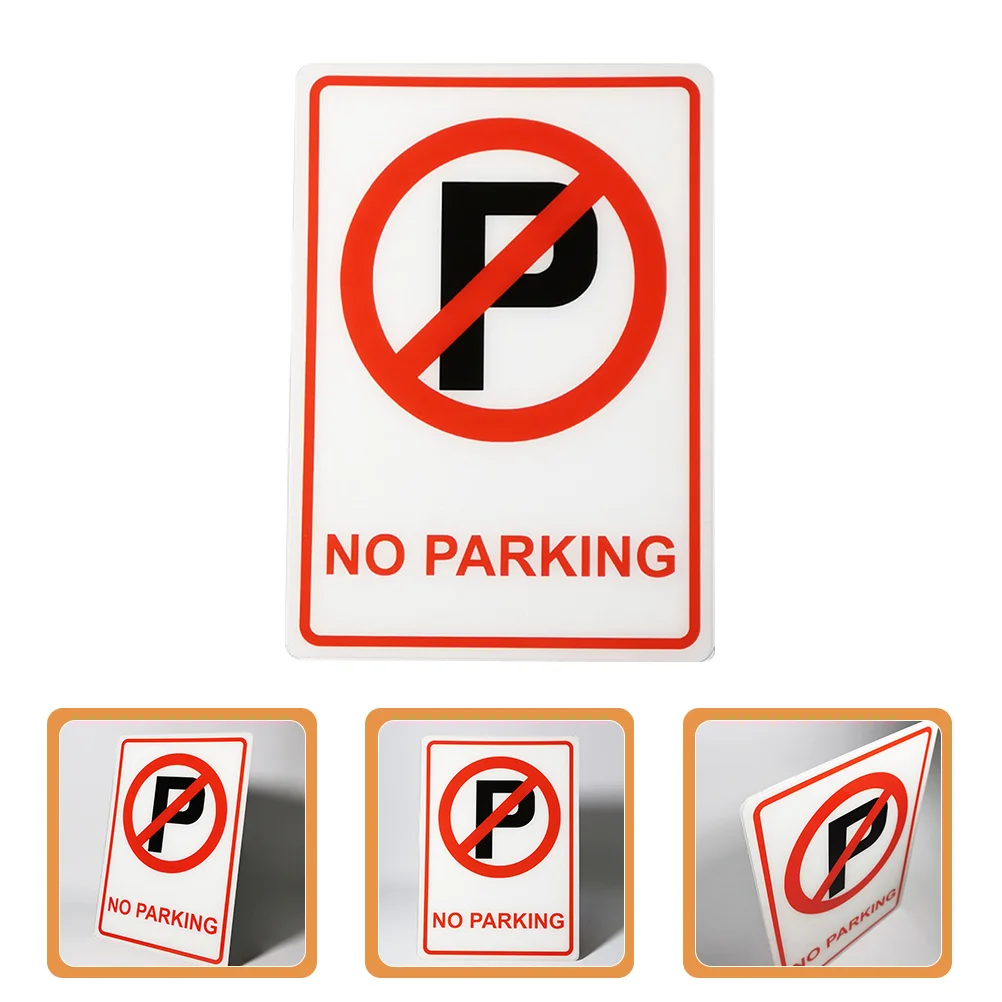 

Signs No Parking Symbol Acrylic Weather Resistance Caution Roads Weather-resistant