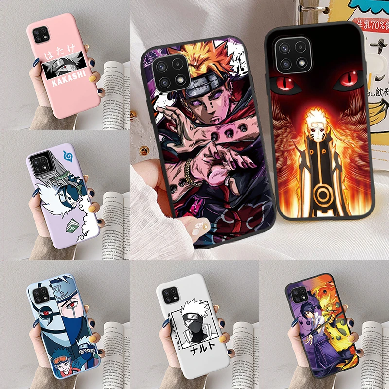 

Samsung A22 5G A12 M12 F12 Case Naruto Sasuke Anime Phone Case Soft Silicone Cover Funda For Samsung Galaxy A22 A 22 M22 M32