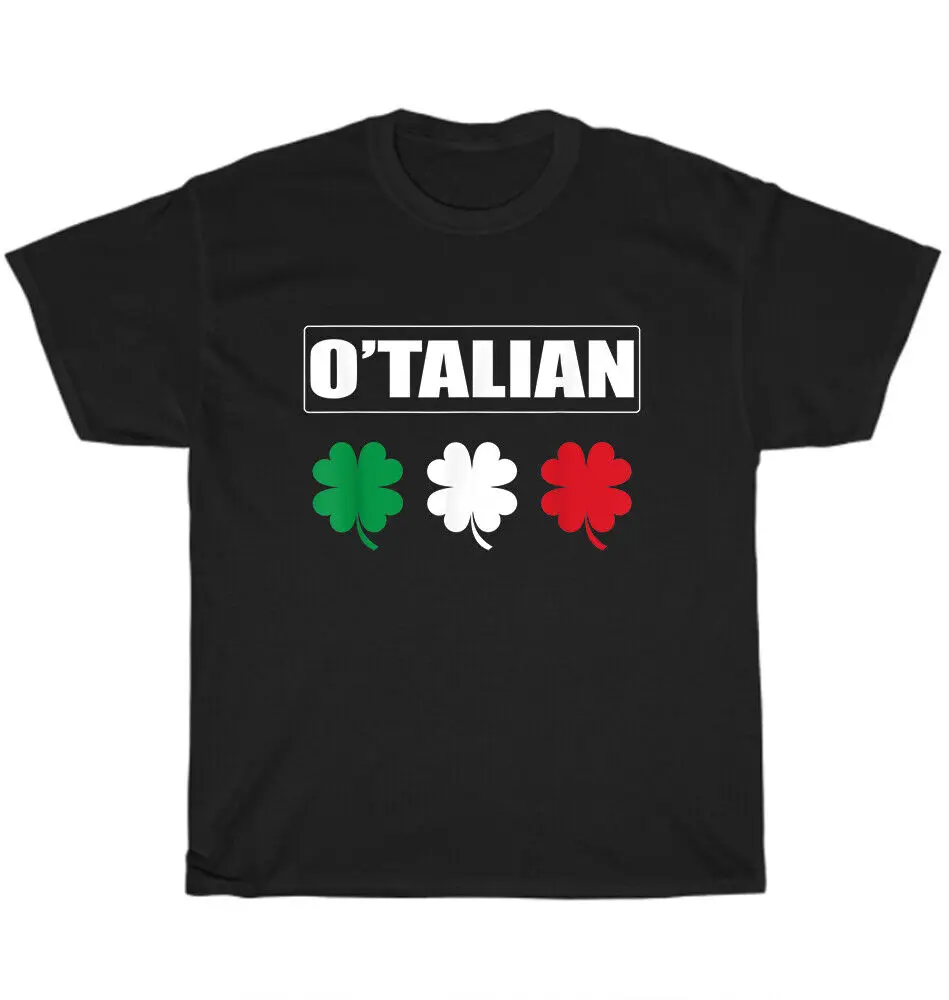 Футболка O'talian Shamrock с итальянским флагом Ирландии и ирландским изображением