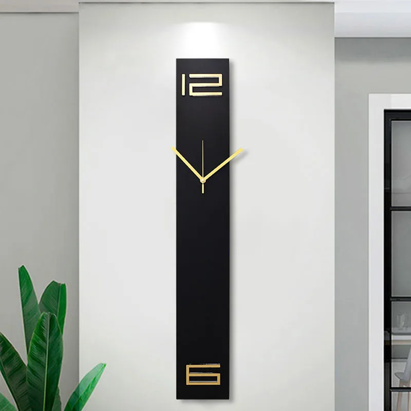 

Big Size Wall Clock Modern Design Luxury Metal Movement Wall Clock Living Room Creative Stylish Horloge Murale Wall Decor