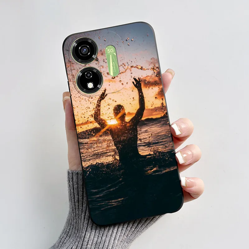 Чехол для ITEL P55 5G P661N / Plus + P663LN милые Чехлы телефона Love Heart мультяшный силиконовый