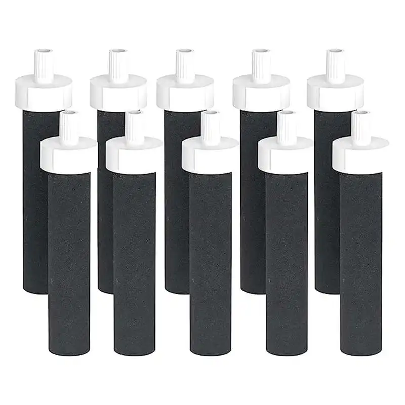 

Replacement Activated Carbon Water Bottles Filters For BB06, Hard Edge, Sport Bottles Filters, 10 Count