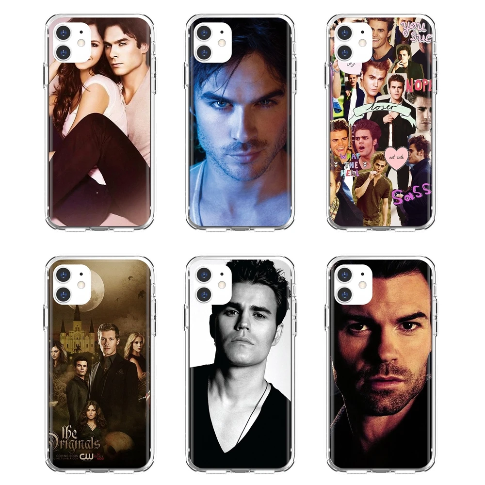 

Paul-Wesley-The-Vampire-Diaries Silicone Case For iPhone 10 11 12 13 Mini Pro 4S 5S SE 5C 6 6S 7 8 X XR XS Plus Max 2020