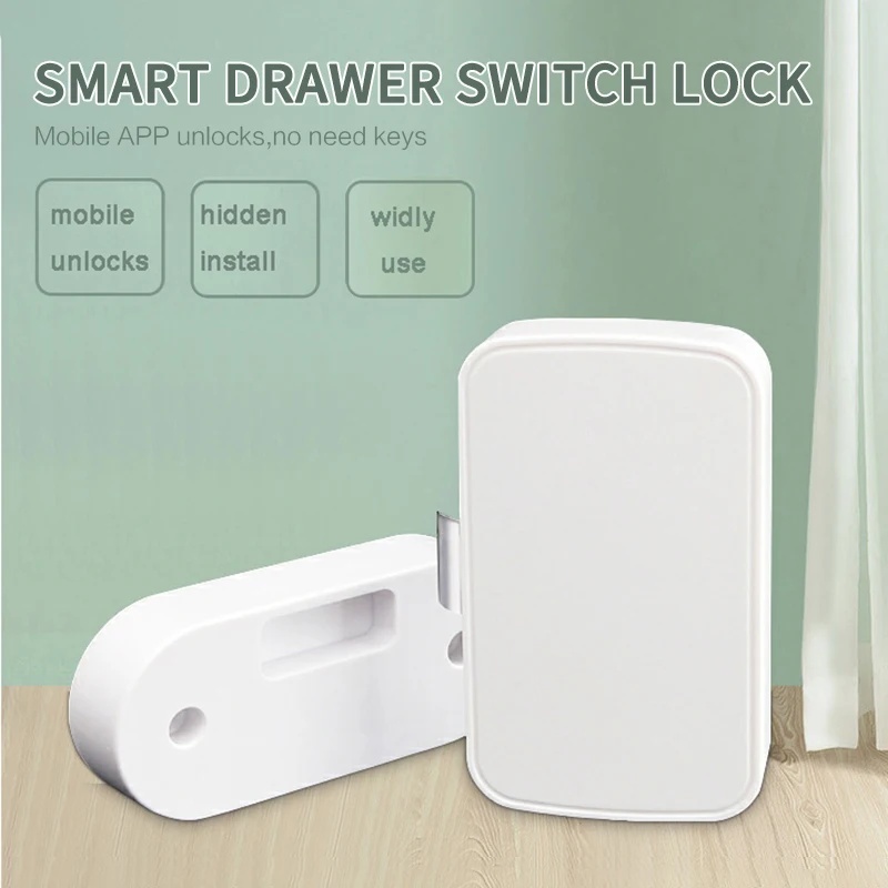 

Tuya APP unlock Smart Door Drawer Cabinet Lock Electric lock work with wifi- gateway hub support alexa