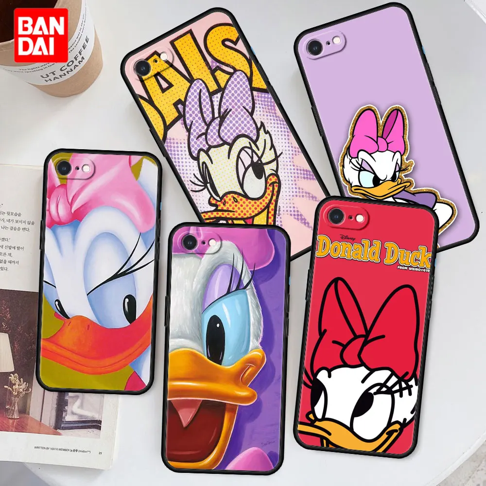 

Cover Case for iPhone 6 6s 7 8 X XR XS Max SE 2020 Plus 6plus 7plus 8plus Bag Capa Armor Phone Cartoon Disney Donald Duck Daisy