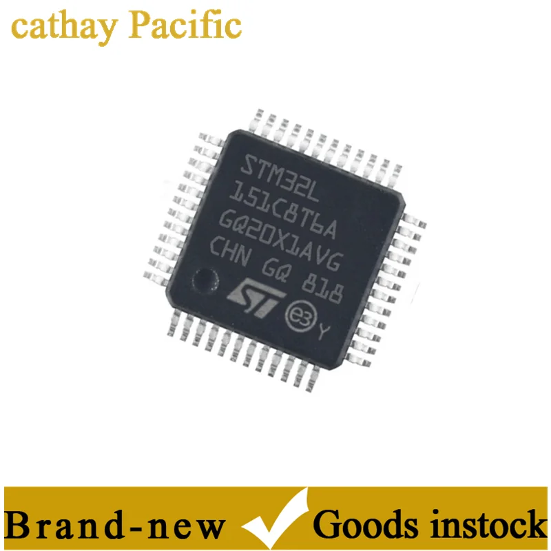 STM32L151C8T6A STM32L151 32L151C8T6A STM32L Lqfp-48 32MHz 64KB flash MCU chip 32-bit microcontroller STM32L151C8T6A