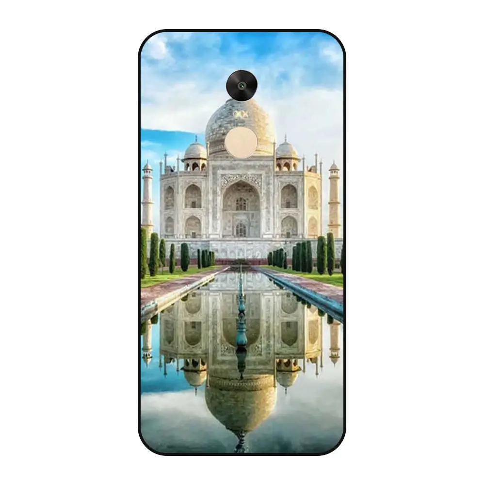 Тигр для Xiaomi Redmi Note 4X Мягкий ТПУ Живая Любовь телефон черный бампер 3D Coque модные