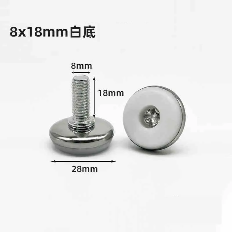 

M6 M8 M10 Мебельная нескользящая подставка для ног Регулируемый резиновый ремень Винт Подушка для ног Машина Подушка для ног Пластиковый амортизатор