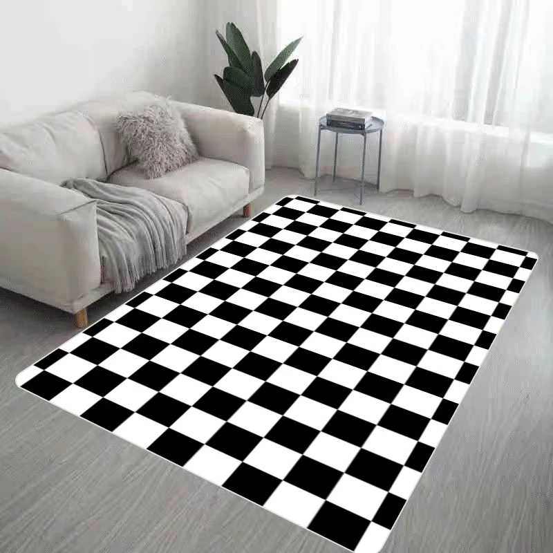 

Mat for Hallway Entrance Doormat Checkerboard Plaid Living Room Rugs Home Prayer Rug Bathroom Doormats Bedrooom Carpet Door Mats