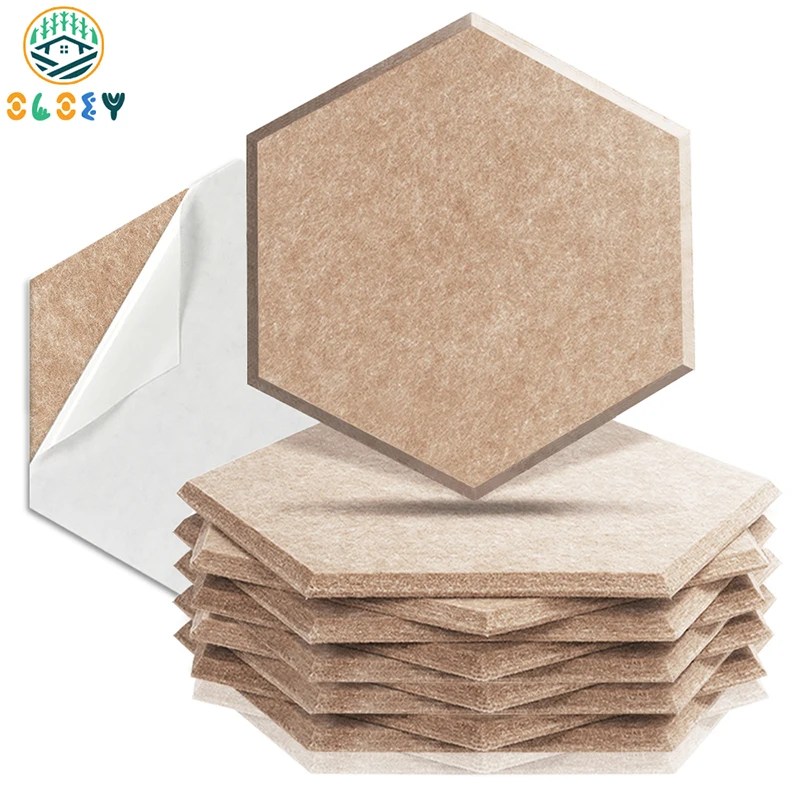 

Studio Sound Proof Acoustic Panel Decorative Noise Acoust Insulation Panels For Home Accessories 10pcs Self-adhesive Wall Panels