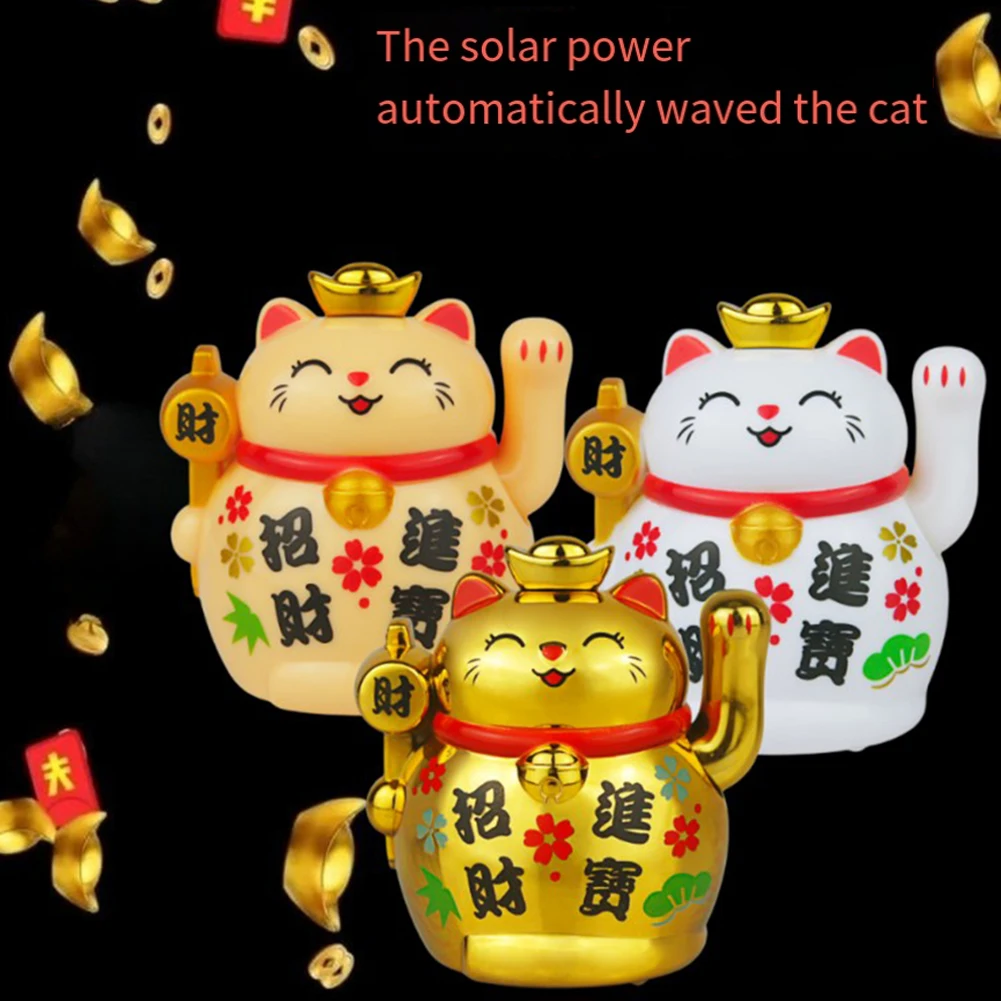 Автоматический Lucky Cat экологически чистый золотой самородок украшение для дома
