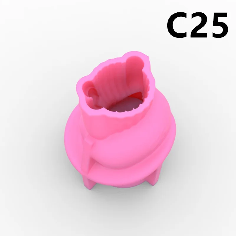 Сердце пузырь девушка сделай сам 3D Цветочный горшок силиконовая форма