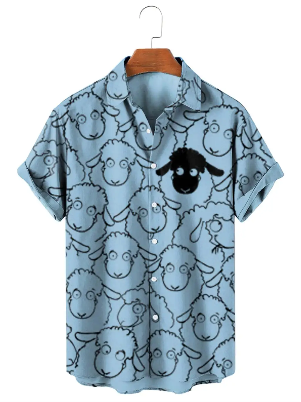 

Men's Hawaiian Cotton Oversized Shirts Short Sleeve 2023 3D Male Printing Social Cartoon Pictures Kitten Camisa Floral Street