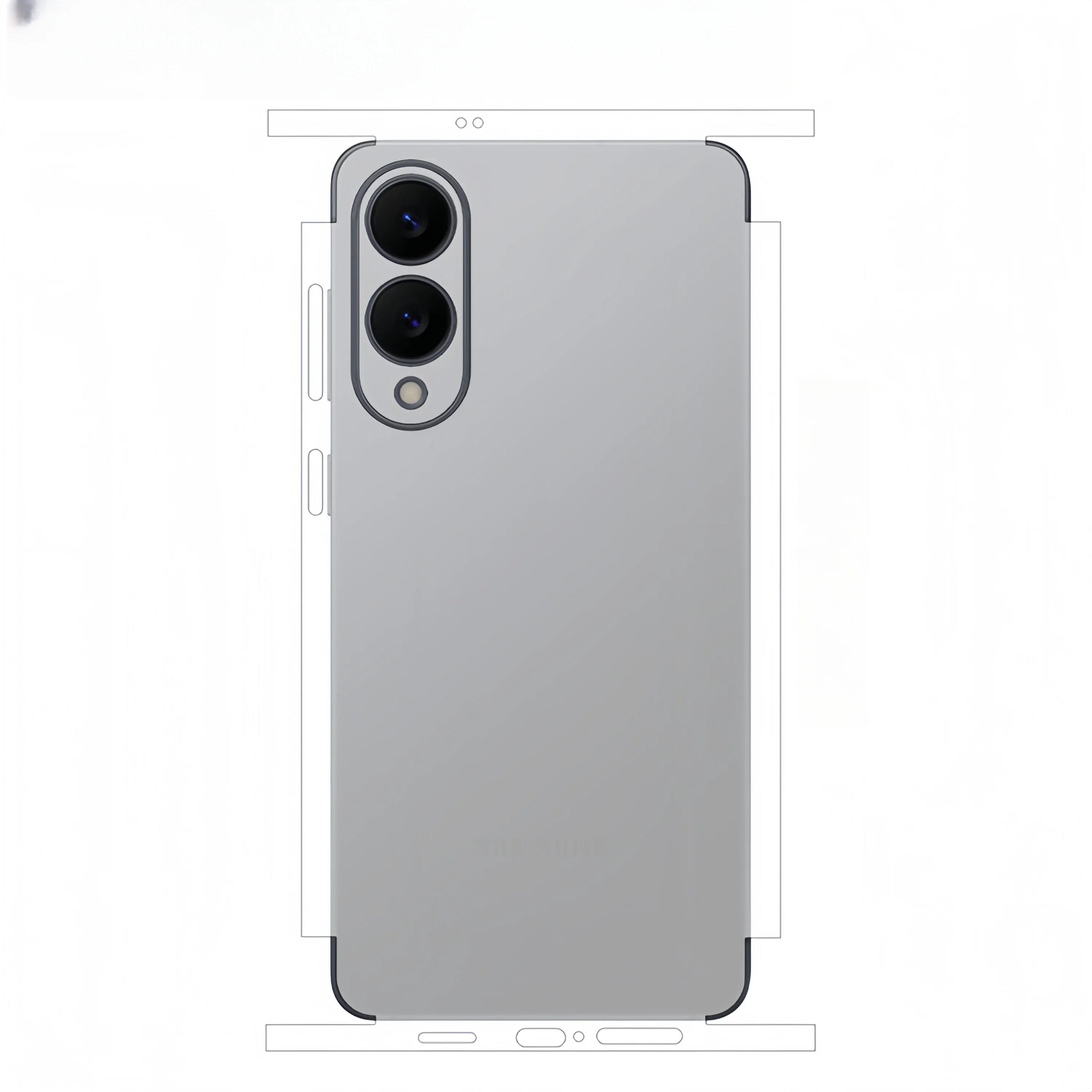 Фото Защитная пленка Oscarskin для Samsung Galaxy S24 S23 S22 S25 Ultra S25 EDGE, ультратонкая наклейка-стикер на заднюю панель и экран №5
