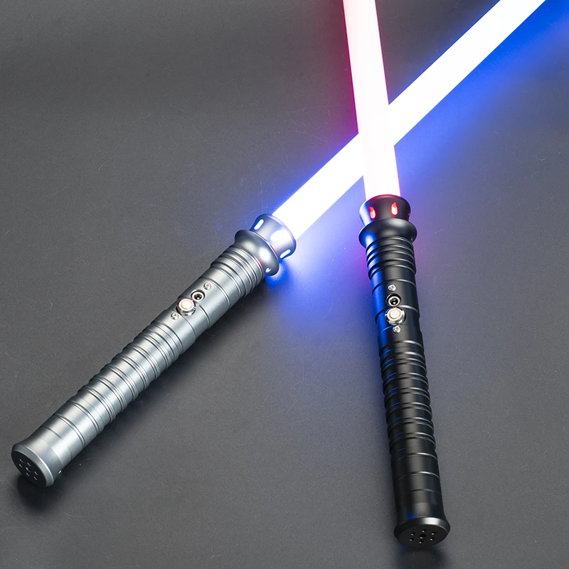 

RGB Lightsaber Smooth Swing Laser Sword Force Weapon Rechargeable Saber FOC Lock Up Metal Hilt with PC Blade Glow Toys