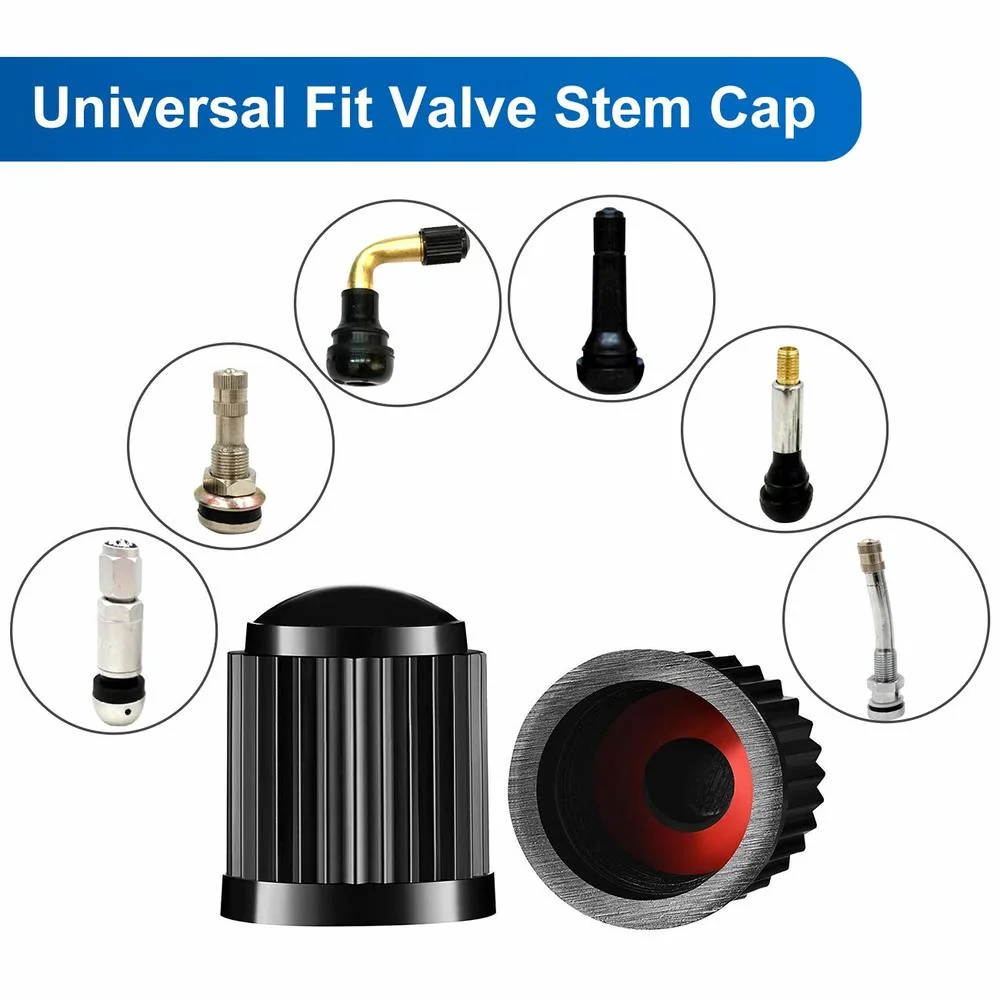 Tire Stem Valve Caps With O Rubber Ring Universal Stem Covers For Cars SUVs Bike And Bicycle Trucks Motorcycles
Tire Stem Valve Caps With O Rubber Ring Universal Stem Covers For Cars SUVs Bike And Bicycle Trucks Motorcycles