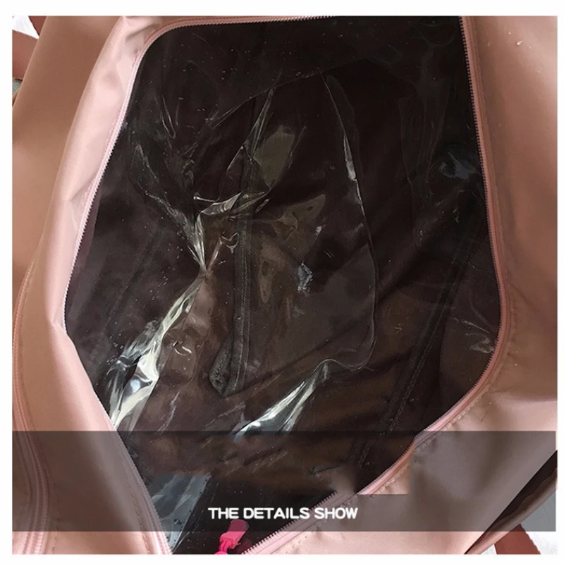 Outdoor Sports Gym Bags Waterproof Nylon Men Women Fitness Bag Training Travel Handbag Yoga Shoulder Bags With Shoe Compartment