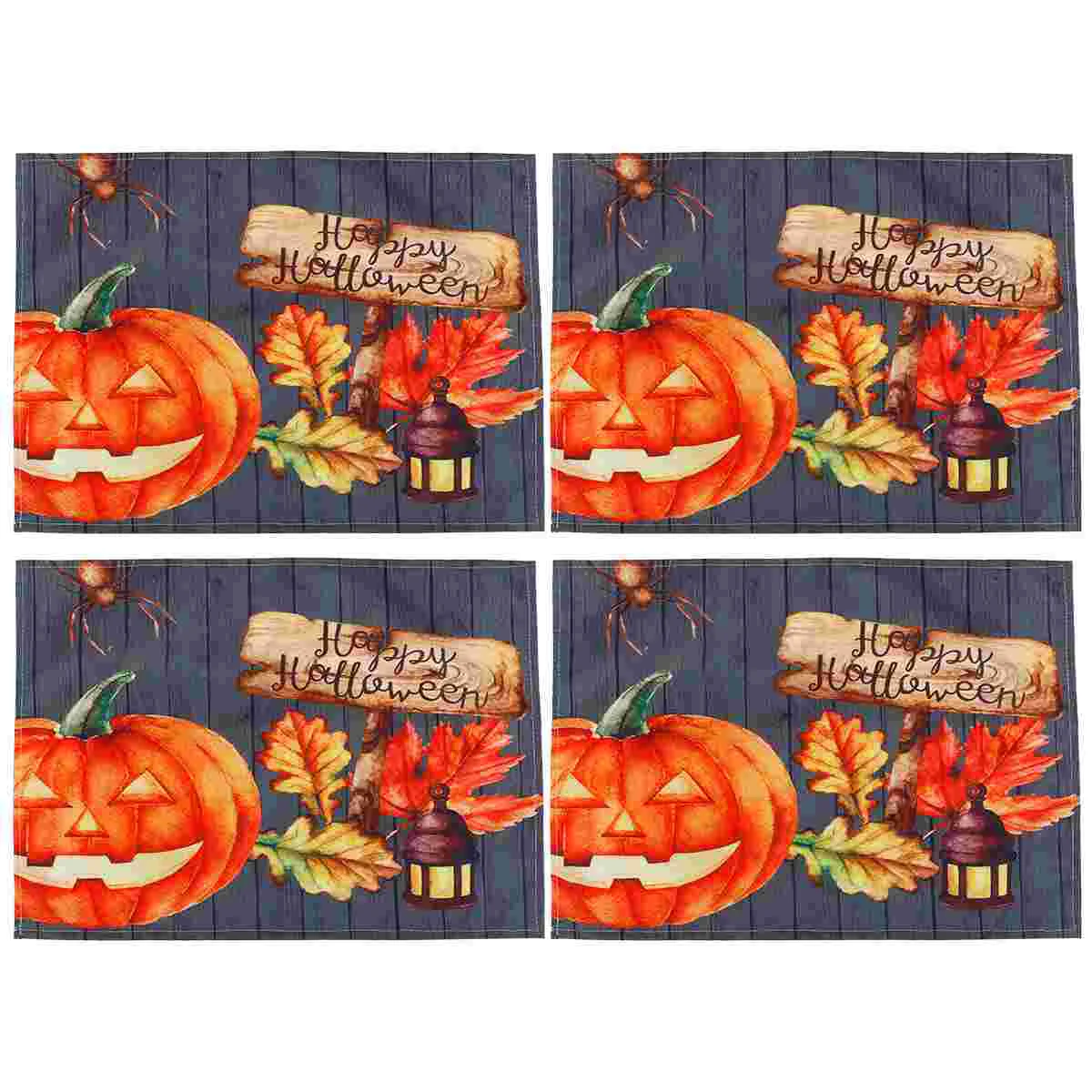 

Mat Placemats Table Pumpkin Dish Place Coasters Mats Linen Cup Coaster Kitchen Trivet Hot Coffeepattern Home Dinner Sunflower